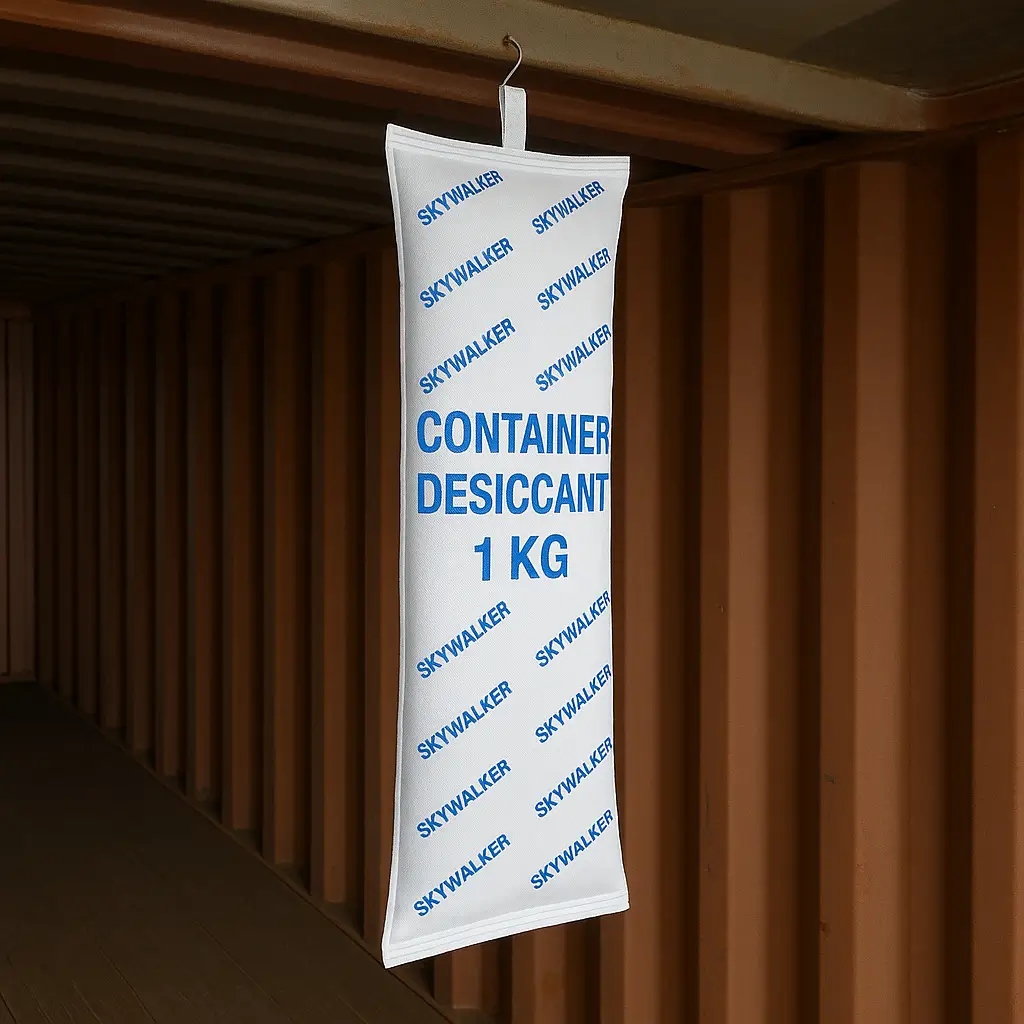 Container desiccant bag