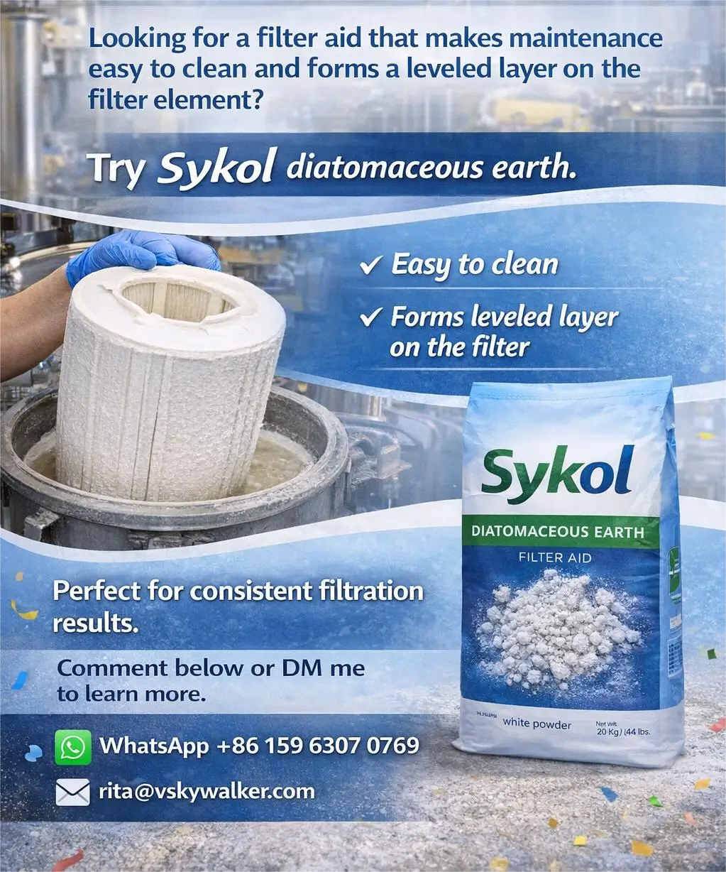 Industrial Mineral Applications for Filtration, Adsorption and Desiccant Projects Diatomaceous earth filter aid package