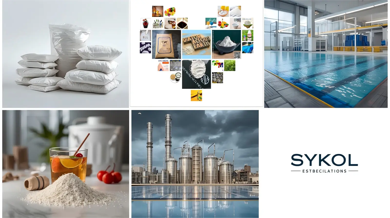Industrial Mineral Applications for Filtration, Adsorption and Desiccant Projects Diatomaceous earth filter aid platform